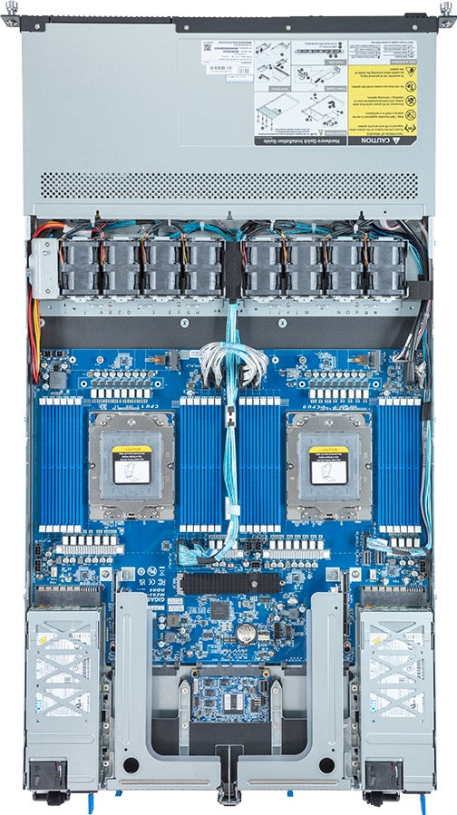 SERVIDOR GIGABYTE RACK R183-Z90-AAD2 DUAL EPYC 9684X 96 CORE (GENOA) 256GB DDR5 2x 960GB SSD SATA SERVIDOR GIGABYTE RACK R183-Z90-AAD2 DUAL EPYC 9684X 96 CORE (GENOA) 256GB DDR5 2x 960GB SSD SATA